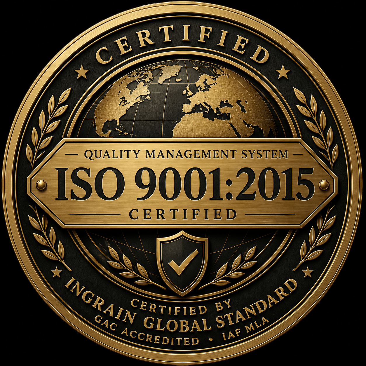 ISO 9001 registered